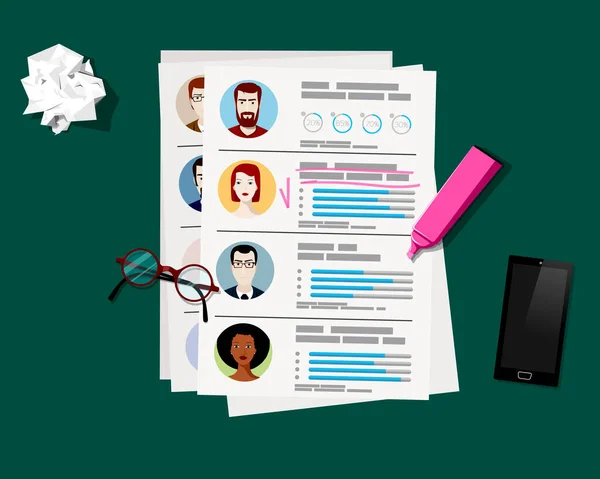 İşe alım. İşe alım. Personel seçiyorum. CV uygulaması