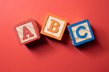 A, B ve C tahta bloklar
