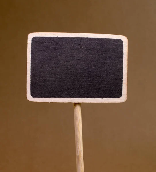 Small Blank Black Chalkboard — Stock Photo, Image