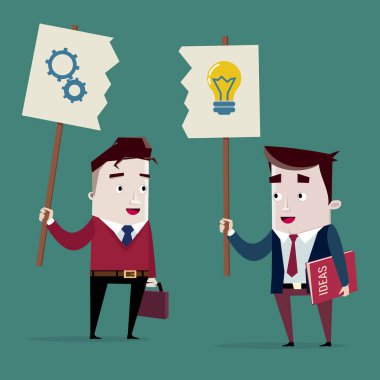 Erkekler iş ilişkilerini işbirliği olarak görüyorlar