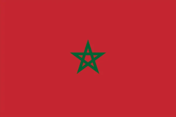 Nemzeti Zászló Marokkó Nagy Felbontású 6000X9000Px — Stock Fotó