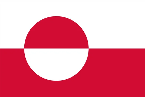 Flagge Von Grönland Hoher Auflösung 6000X9000Px — Stockfoto