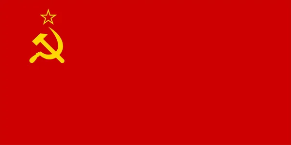 Historische Vlag Van Sovjet Unie Hoge Resolutie 6000X12000Px — Stockfoto