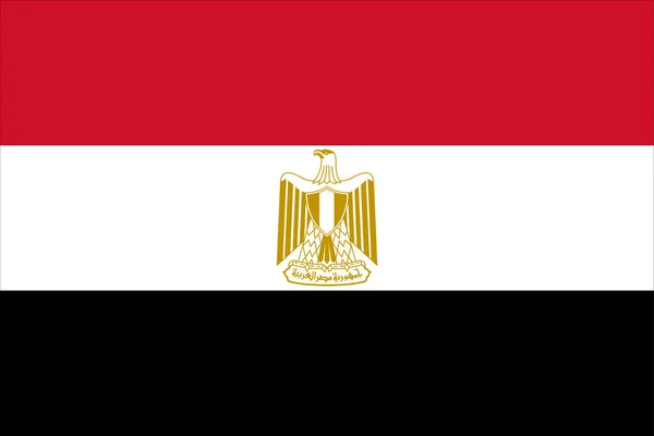 Bandera Nacional Egipto Alta Resolución 6000X9000Px —  Fotos de Stock