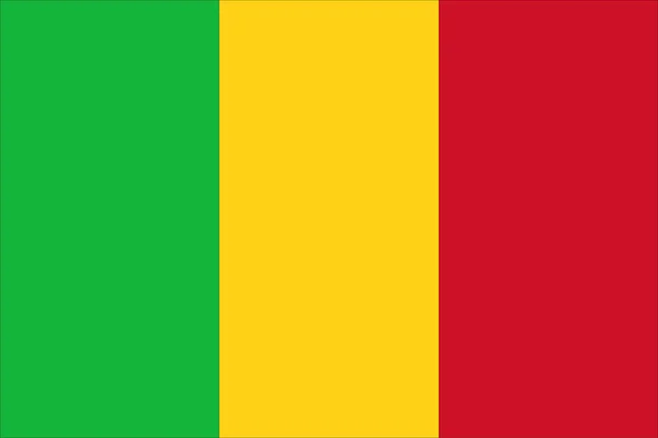 Bandera República Malí Alta Resolución 6000X9000Px —  Fotos de Stock