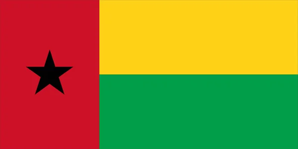 Bandera Guinea Bissau Alta Resolución 6000X12000Px —  Fotos de Stock