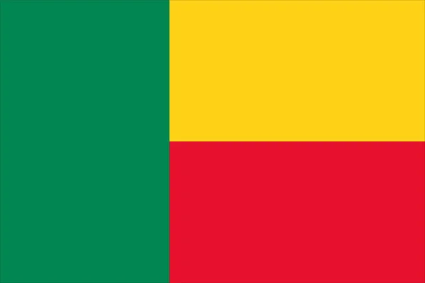 Σημαία Της Δημοκρατίας Του Μπενίν Υψηλή Ανάλυση 6000X9000Px — Φωτογραφία Αρχείου