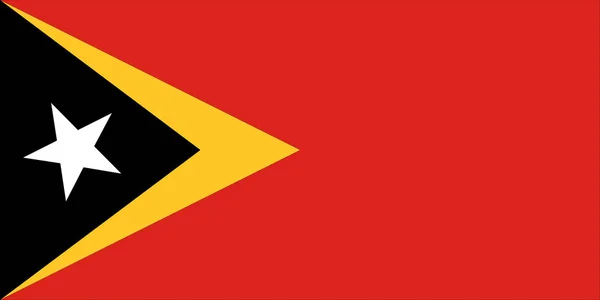 Drapeau Timor Oriental Haute Résolution 6000X12000Px — Photo