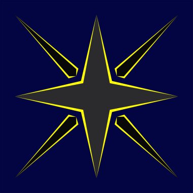 Deniz yıldızı 1 soyut. Soyut şekli yıldız evrende yüksek çözünürlüklü 6100x6100px mistik derinliklerinde 