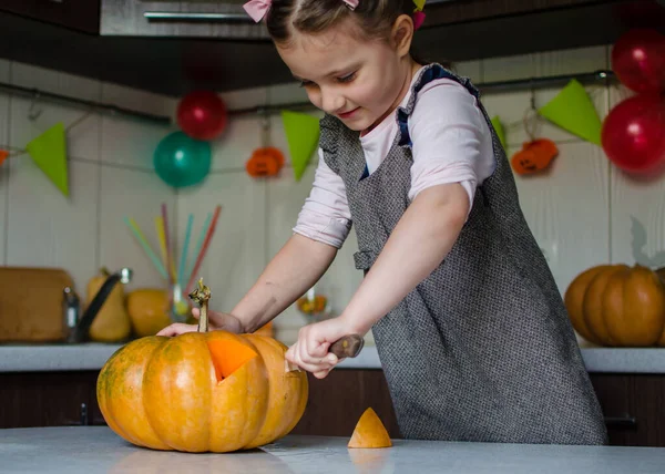 Χαραγμένες Κολοκύθες Jack Lanterns Για Αποκριές Διακόσμηση Και Εορταστικές Ιδέες — Φωτογραφία Αρχείου