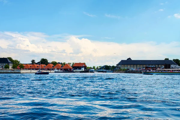 Kopenhaga Dania Lipca 2018 Piękna Architektura Kopenhagi Brzegu Kanału Architektura — Zdjęcie stockowe