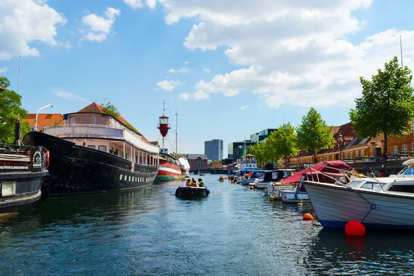 Kopenhagen Dänemark Juli 2018 Schöne Yachten Und Schiffe Auf Dem — Stockfoto