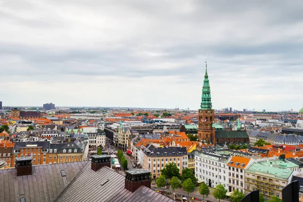 Copenhague Dinamarca Julio 2018 Hermosa Vista Desde Arriba Sobre Arquitectura — Foto de Stock