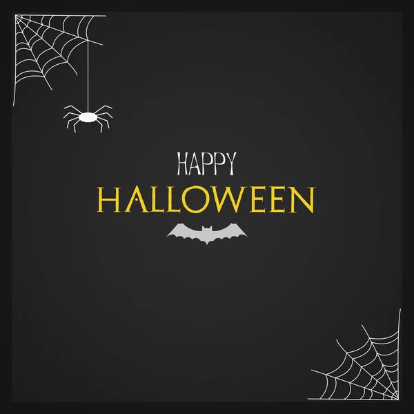 Halloween Achtergrond Inscriptie Haloween Spinnenwebben Spinnen Een Donkere Achtergrond Feestelijke — Stockfoto