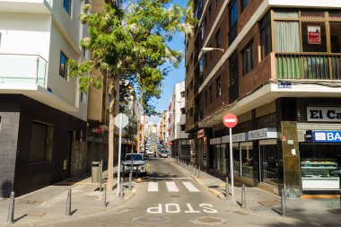 Gran Canaria. İspanya. 2 Aralık 2018. Gran Canaria güzel mimarisi. İspanya.