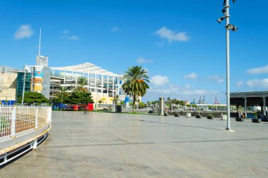 Gran Canaria. İspanya. 2 Aralık 2018. Gran Canaria güzel mimarisi. İspanya.