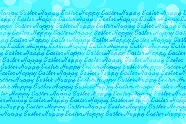 Påsk bakgrund med inskriptioner Happy Easter på en blå bakgrund. Kopiera utrymme. Plats för text. — Stockfoto