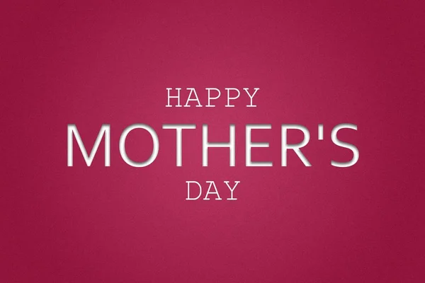 Fröhliche Muttertagsschrift auf rosa Hintergrund. Glückwunsch-Hintergrund. Urlaubskarte. — Stockfoto