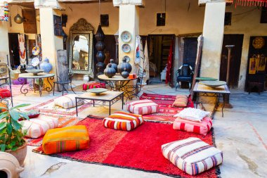 Marakeş güzel hediyelik eşya dükkanı, Fas Travels