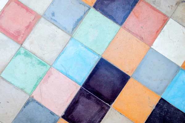 Beautiful ornament tiles in Marrakesh. Morocco. Architecture. Details. Attractions. — Stock Photo, Image