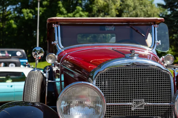 Lviv Ukraine Juni 2019 Buick Kühlergrill Retro Auto Nahaufnahme Großer — Stockfoto