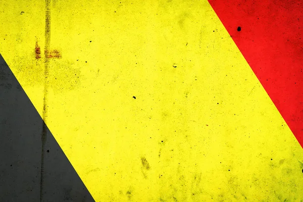 Belgische Flagge Einer Betonwand Europa Flaggen — Stockfoto