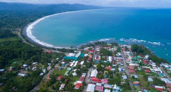 Kosta Rika Puerto Viejo Karayipler'de, havadan görüntü