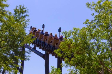 Amerikan lunapark treni