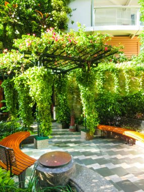 Cape Canaveral, Amerika Birleşik Devletleri - 02 Mayıs 2018: Central park cruise liner ya da gemi Royal Caribbean tarafından Seas Oasis adlı