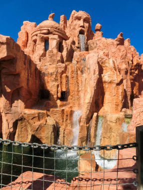 Orlando, Florida, Amerika Birleşik Devletleri - 09 Mayıs 2018: Poseidon Fury. Adaları macera. Evrensel.