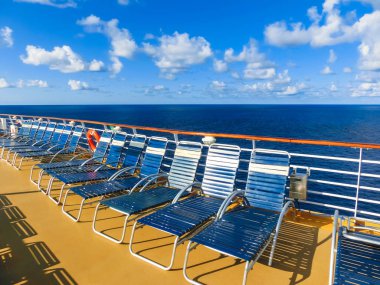 Lüks Cruise gemi güverte gün