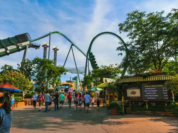 Orlando Floryda Usa Maja 2018 Incredible Hulk Coaster Adventure Island — Zdjęcie stockowe