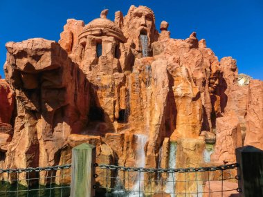 Orlando, Florida, Amerika Birleşik Devletleri - 09 Mayıs 2018: Poseidon Fury Adaları üzerinde 09 Mayıs 2018 macera evrensel Park