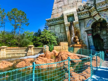 Orlando, Florida, Amerika Birleşik Devletleri - 09 Mayıs 2018: Poseidon Fury. Adaları macera. Evrensel.