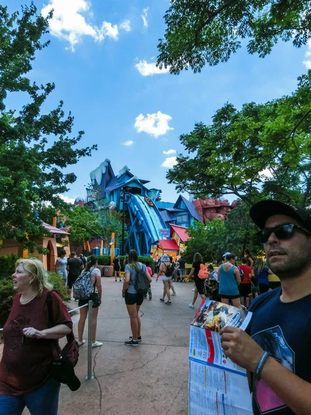 Orlando, Florida, EUA - 09 de maio de 2018: Ride Toon Lagoon. Ilhas de Aventura. Universal . — Fotografia de Stock