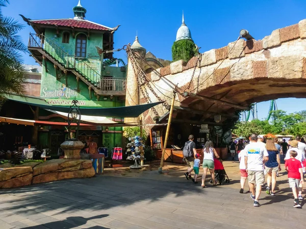 Orlando Florida Usa May 2018 People Going Adventure Island Universal — Stock Photo, Image