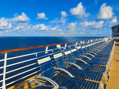 Lüks Cruise gemi güverte gün