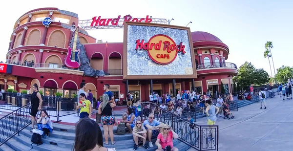 Orlando, EUA - 8 de maio de 2018: The Hard Rock Cafe na Universal City Walk — Fotografia de Stock