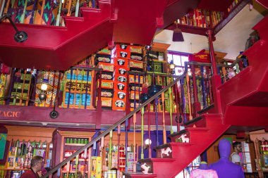 Orlando, Amerika Birleşik Devletleri - 05 Ocak 2017: Büyücü dünya Universal Studios Orlando, Harry Potter. Universal Studios Orlando bir tema park resort Orlando, Florida olduğunu.