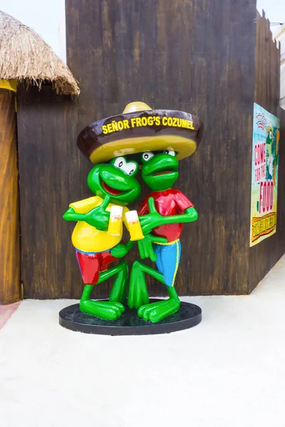 Cozumel, Mexico - May 04, 2018: The bar or cafe at Cozumel port during one of the Western Caribbean cruises — Stock Photo, Image