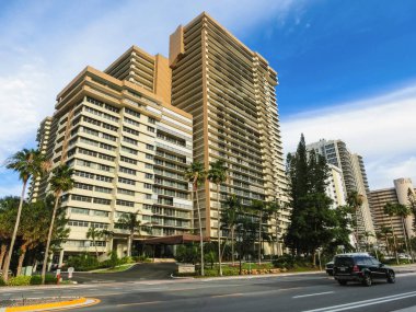 Ft.Lauderdale'de, Amerika Birleşik Devletleri - 12 Mayıs 2018: Kuzey Ocean Boulevard