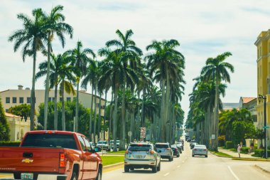 West Palm Beach, Florida -7 2018 olabilir: Yol arabalar, Palm Beach, Florida, Amerika Birleşik Devletleri