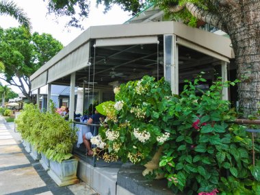 Naples, Florida bina bir iki katlı modern tesisi dış