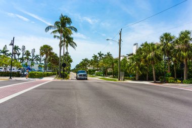 Naples, Amerika Birleşik Devletleri - 8 Mayıs 2018: Naples, Florida ABD plajda güzel bir ev