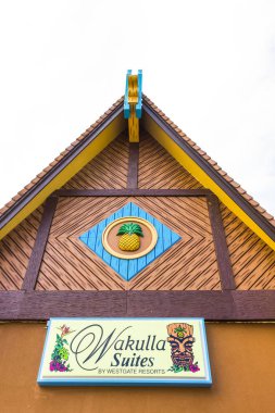 Kakao beach, Florida, Amerika Birleşik Devletleri - 29 Nisan 2018: Vakulla suites beach otel