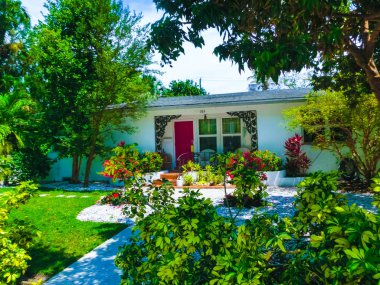 Naples, Amerika Birleşik Devletleri - 8 Mayıs 2018: Naples, Florida ABD plajda güzel bir ev