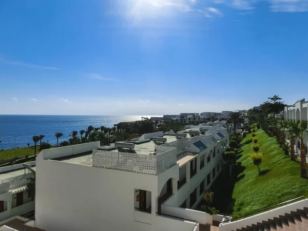 Sabah erken, Mısır, Şarm El-Şeyh Kızıldeniz kıyısını