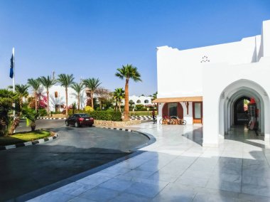 Sharm El Sheikh, Mısır - 03 Ocak 2019: Domina Coral Bay 5 yıldız karmaşık