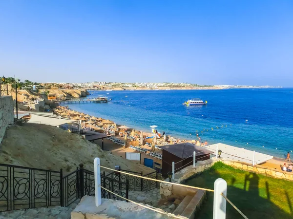 Red sea beach at Egypt, Sharm el-Sheikh — Stock Photo, Image