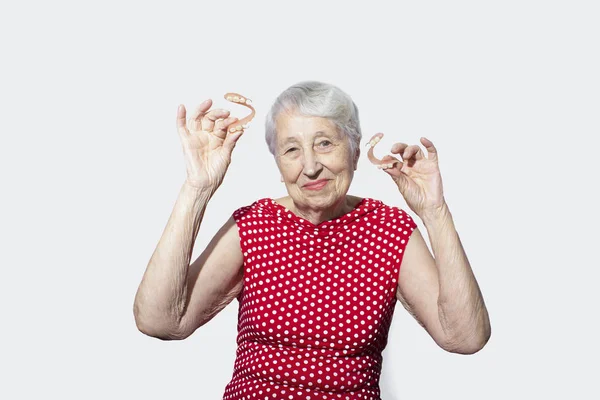 Flexible nylon denture — Stock Photo, Image